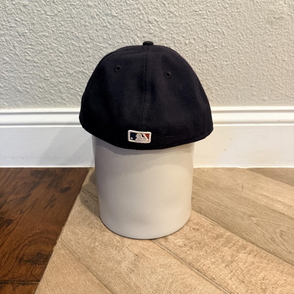 Boston Red Sox Hat Mens 7 1/4 Navy Blue USA MADE MLB Baseball New Era 59FIFTY - Picture 5 of 15